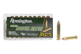 50 rounds of Remington Magnum Rimfire ammunition.